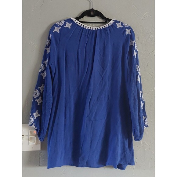 John Paul Richard Tops Tunic Womens S, Embroidery, 18.5 Inch Of Armp To Armp - Picture 7 of 7